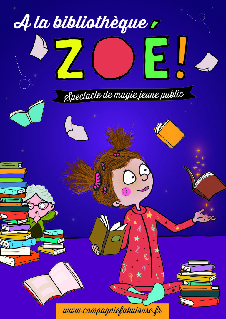 A la bibliothèque Zoé